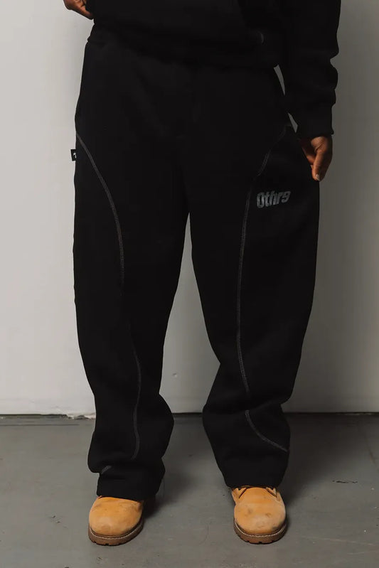 CONCRETE.404 CUT SWEATPANTS