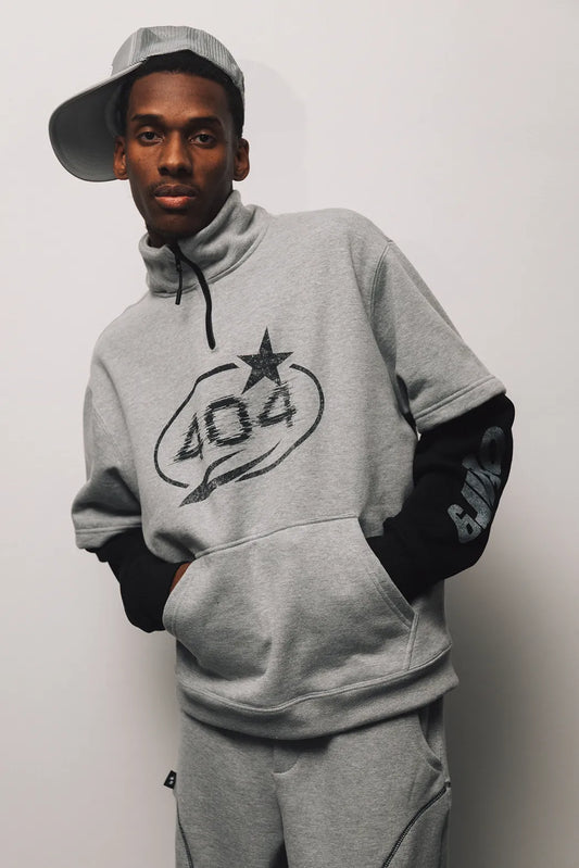 FORM.404 LAYER HIGH NECK SWEATSHIRT